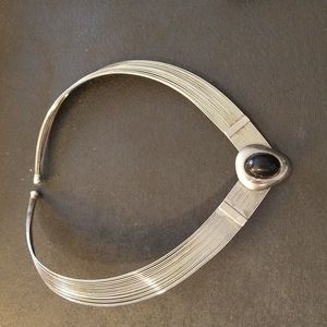 "Silver/ Onyx" Necklace